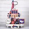 12 Pcs Patriotic Tiered Tray Decor Set Red White Blue Memorial Day Table Decor Rustic Farmhouse 4th of July Decoration for Independence Day 250th Anniversary Home Kitchen